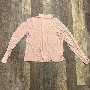 Mock neck long sleeve shirt